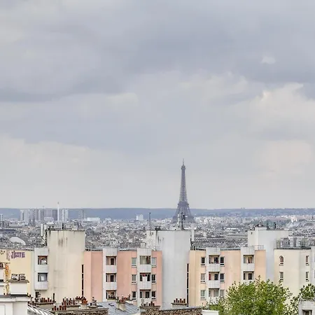 Magnifique Avec Vue Sur Tour Eiffel Avec 3 Parigi